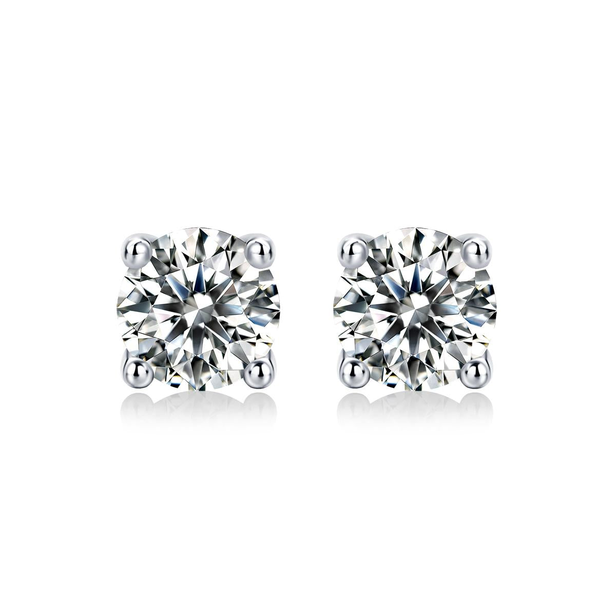 No.24 LAVESHA  E11447-5.0 0.5*2 CTW 5A Moissanite S925 Earrings Studs