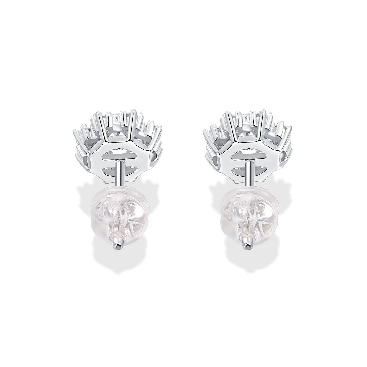 No.17 LAVESHA E12679-5.0  0.5*2 CTW 5A Moissanite S925 Earrings Studs