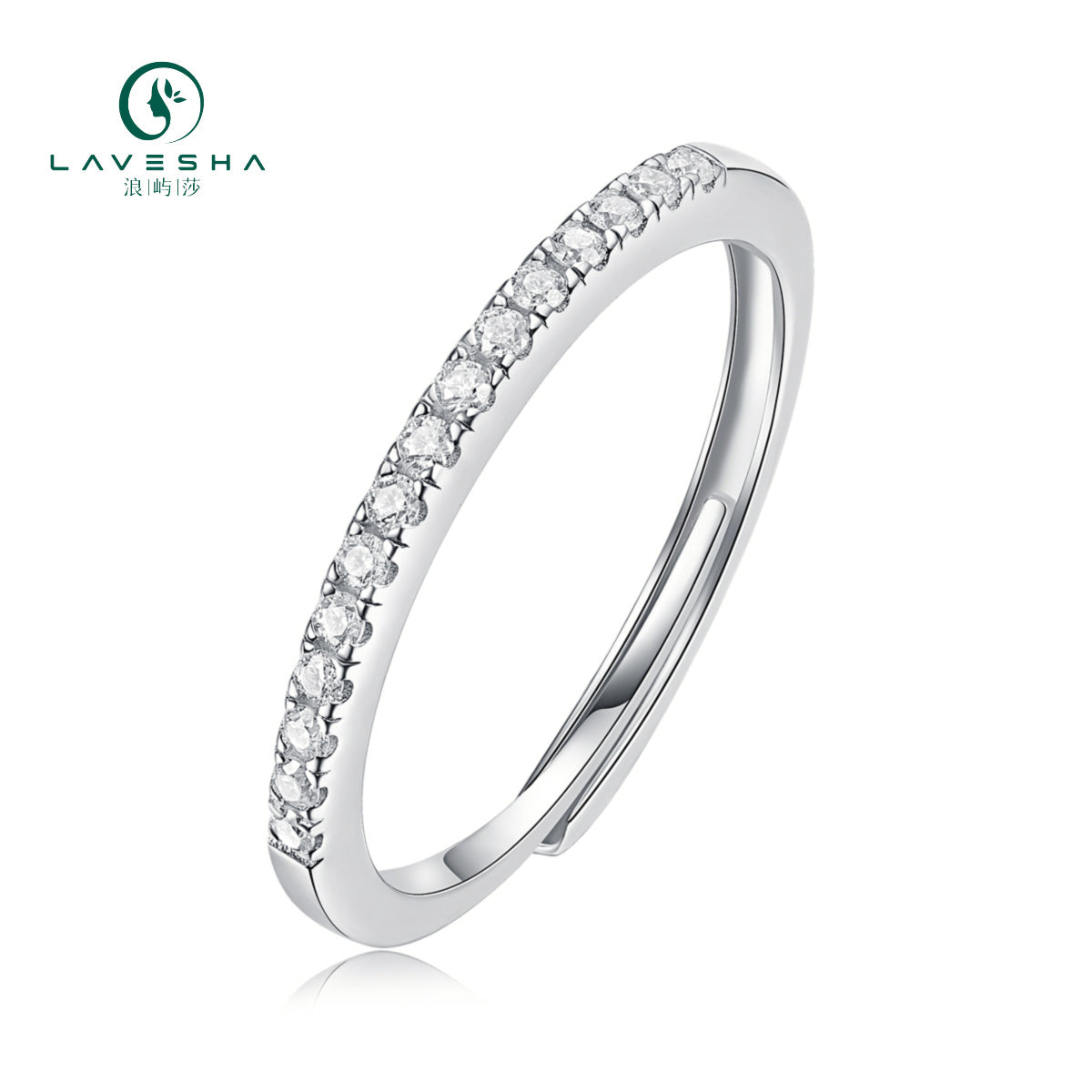 【Special offer】 LAVESHA Moissanite S925 Band Ring