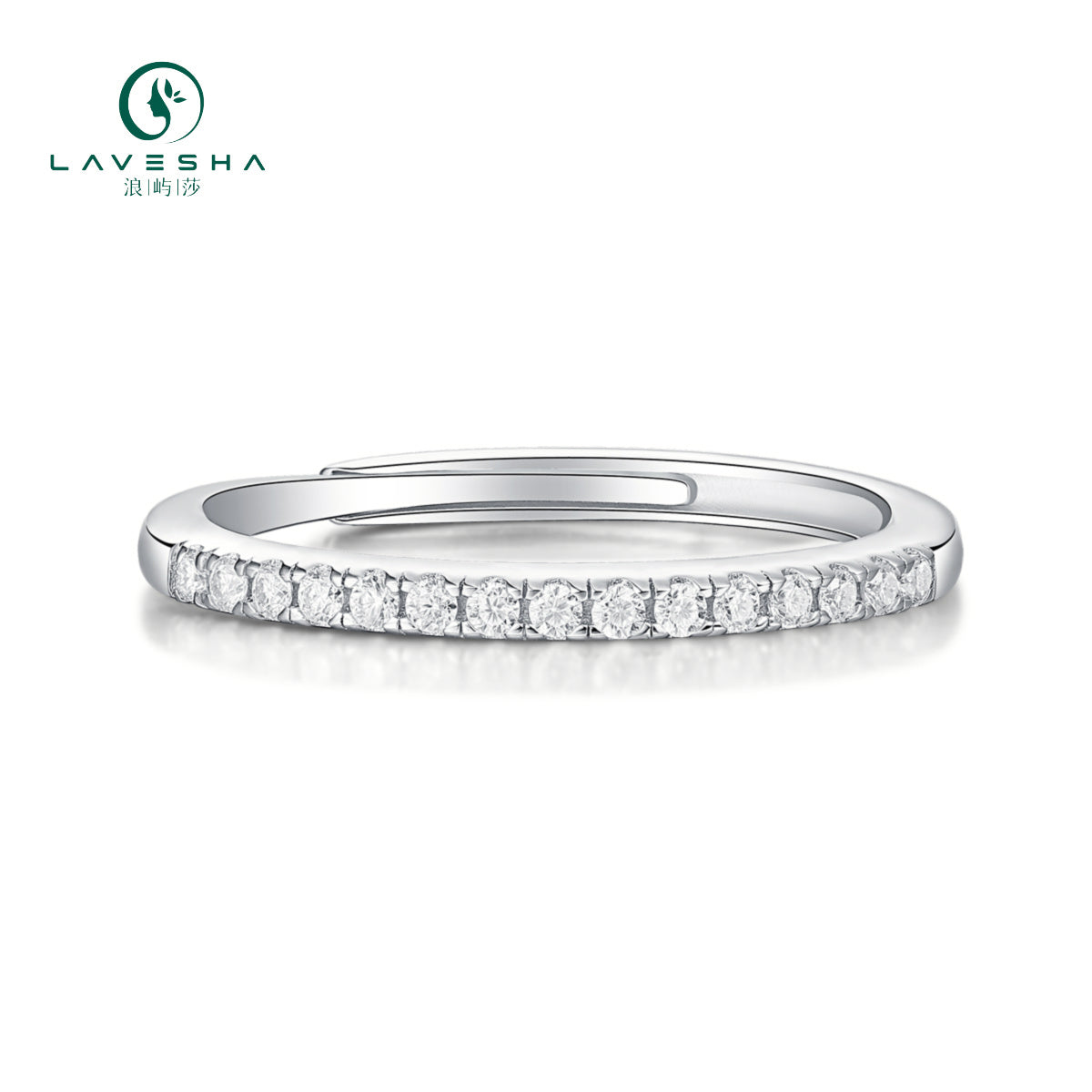 【Special offer】 LAVESHA Moissanite S925 Band Ring