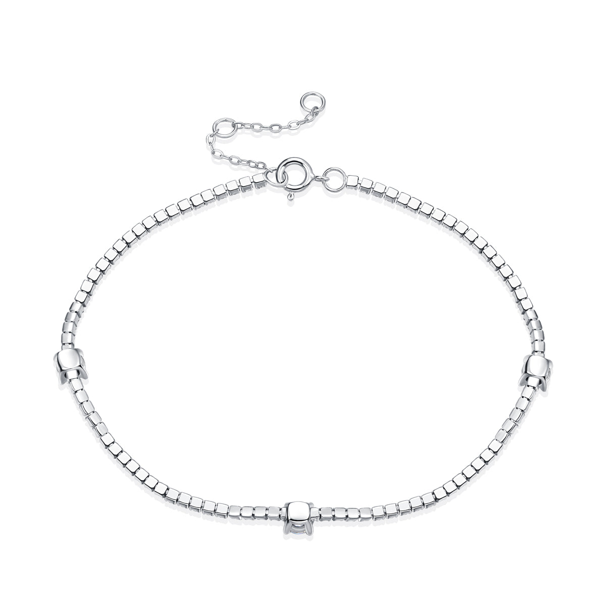 【Special Offer】 LAVESHA Moissanite Chain Bracelet