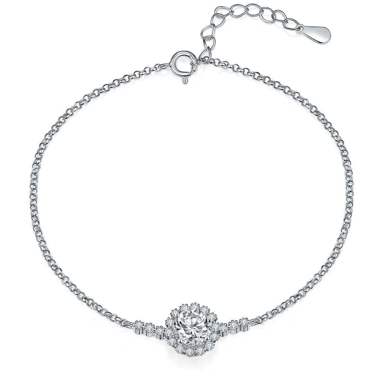 【Special Offer】 LAVESHA Moissanite Chain Bracelet