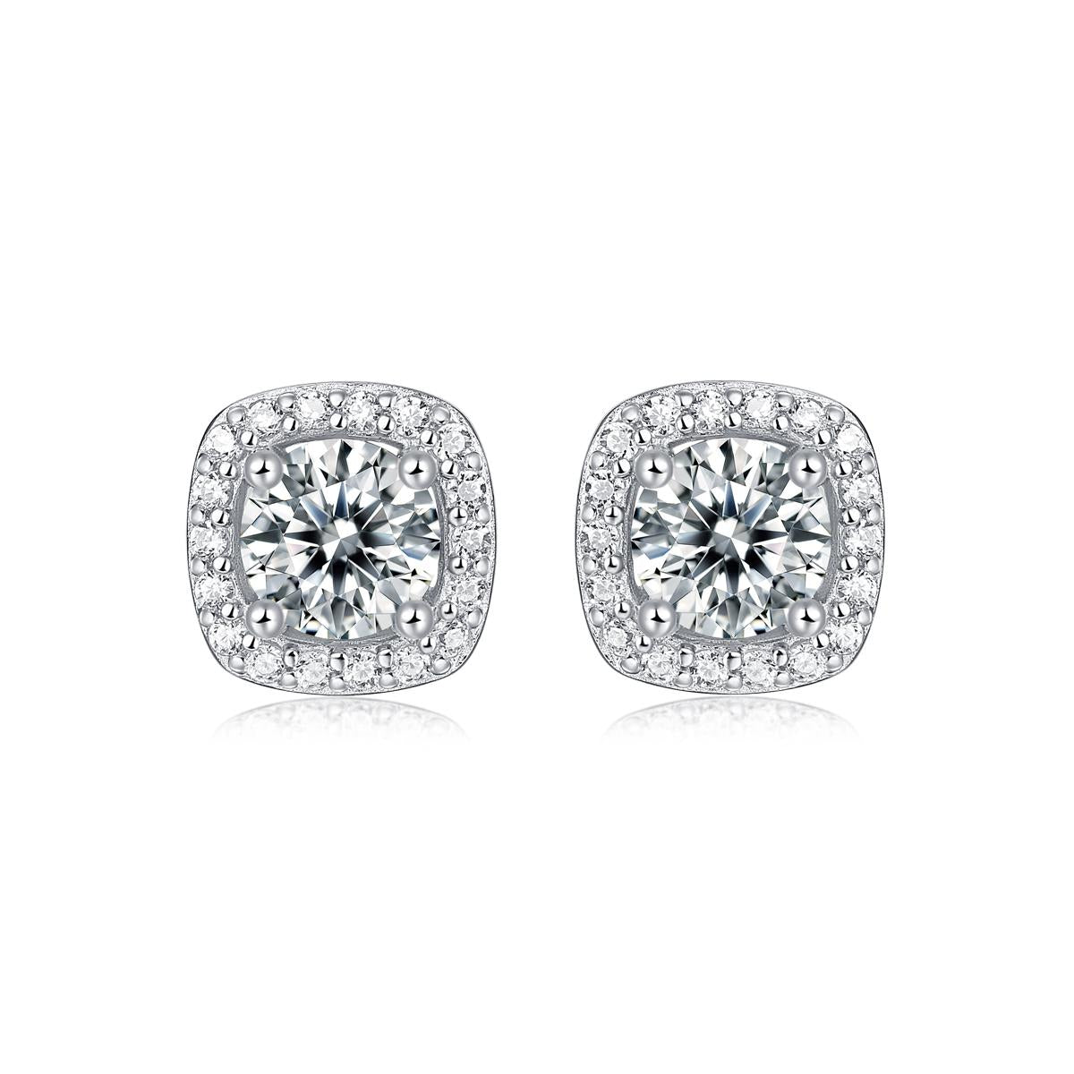 ENo.16 LAVESHA E10875-5.0  0.5*2 CTW 5A Moissanite S925  Earrings studs