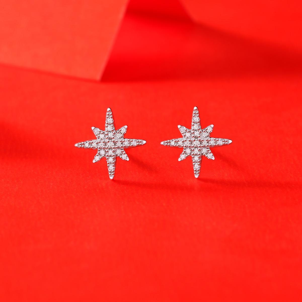 ENo.20 LAVESHA  E11545 5A Moissanite S925 Earrings Studs