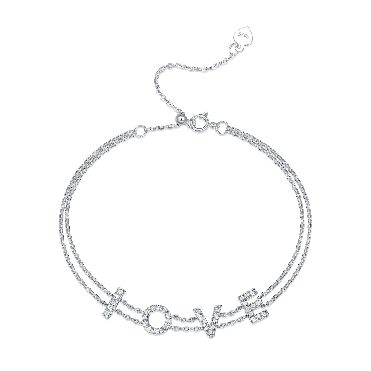 【Special Offer】 LAVESHA Moissanite Chain Bracelet