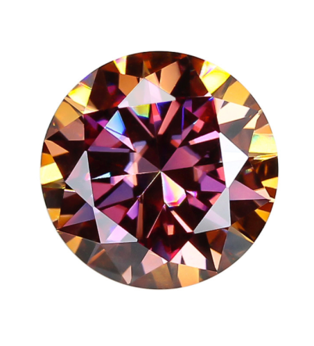 1.0 Carat Colorful Moissanite Loose Stone