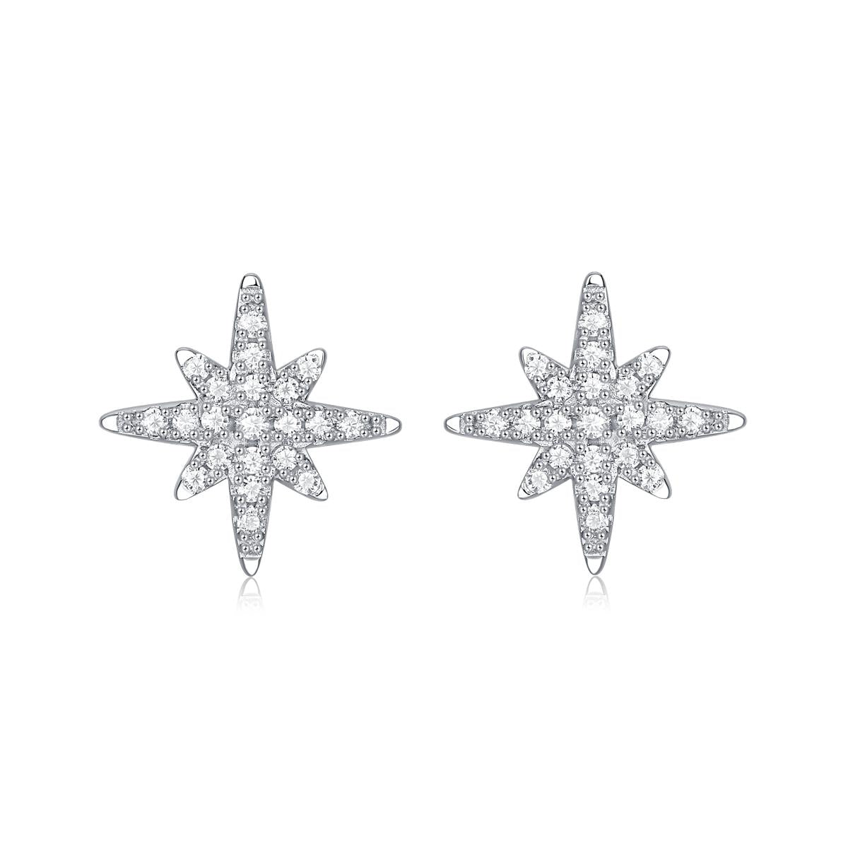 ENo.20 LAVESHA  E11545 5A Moissanite S925 Earrings Studs